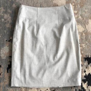 Light grey pencil skirt